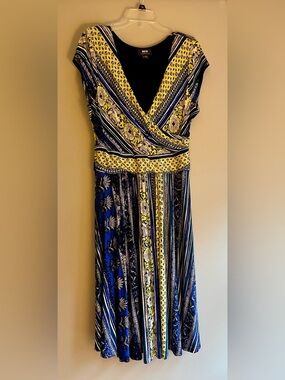 Maeve by Anthropologie Wrap-Style Women’s Dress💙💛💙